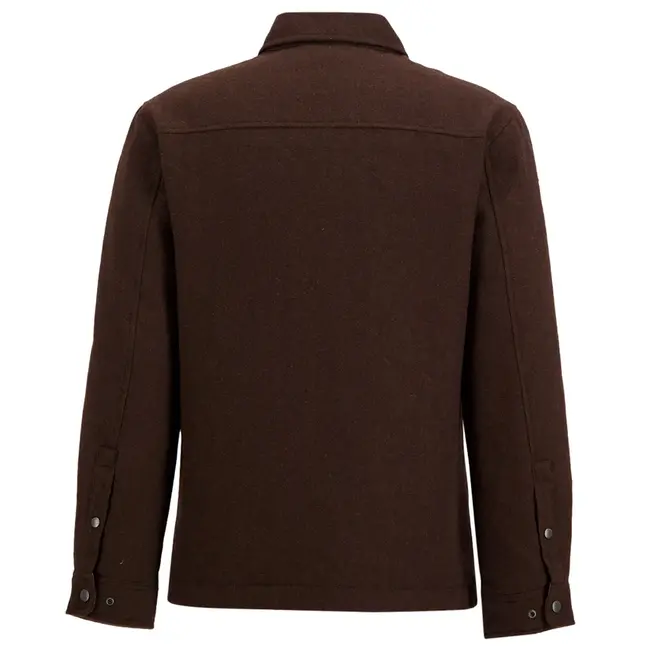 Woolrich Wool Alaska Shirt Jacket 2045MBUT3190 700 - Dark Brown