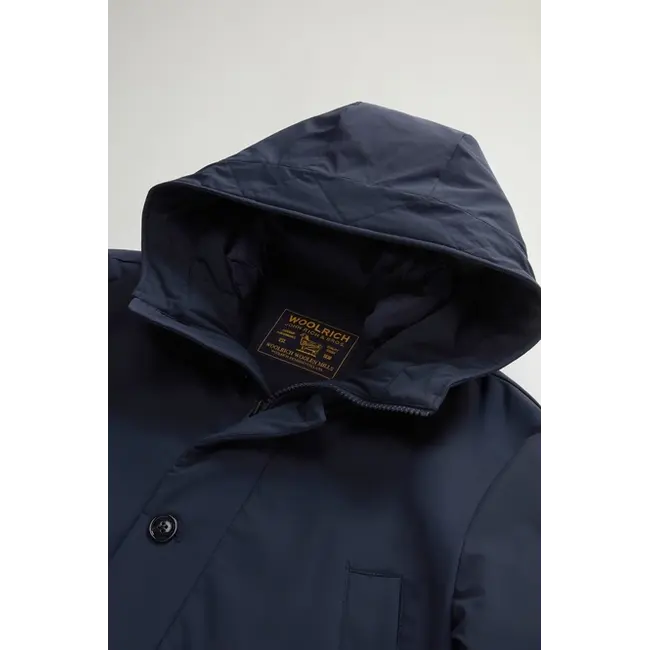 Woolrich Stretch Parka 2022MBUT3339 3989 - Melton Blue