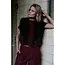 Aimée The Label IslaW6 Fake Fur Waistcoat - Burgundy