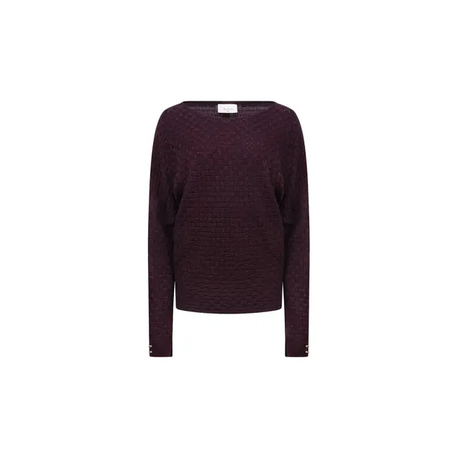 Nukus Kento Top Lurex NKF01062 333 - Cherry