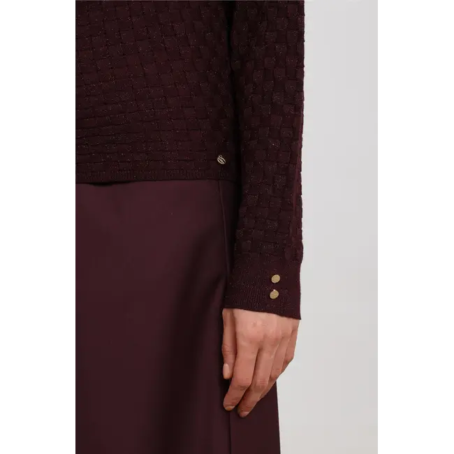 Nukus Kento Top Lurex NKF01062 333 - Cherry
