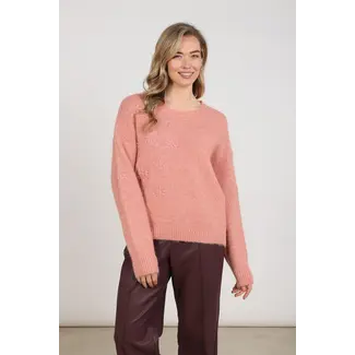 Nukus Konstanza Pullover Flower NKF03046 336 - Rose