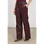 Nukus Jill Pants PU Straight Fit NKF09061 333 - Cherry