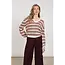 Nukus Kim Pullover Stripe NKF03054 387 - Sand/Rose