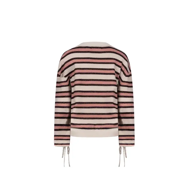 Nukus Kim Pullover Stripe NKF03054 387 - Sand/Rose
