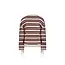 Nukus Kim Pullover Stripe NKF03054 387 - Sand/Rose