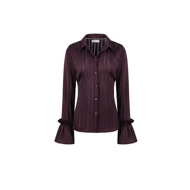 Nukus Amalia Blouse Stripe NKF02126 333 - Cherry