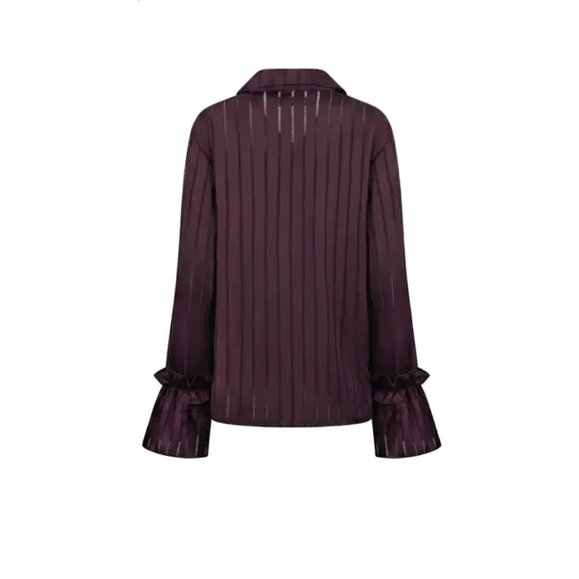 Nukus Amalia Blouse Stripe NKF02126 333 - Cherry