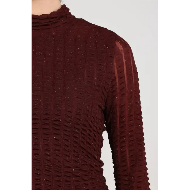 Nukus Goldie Top NKF01093 333 - Cherry