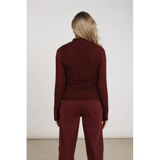 Nukus Goldie Top NKF01093 333 - Cherry