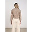 Nukus Newport Blouse Stripe Flower NKF02137 340 - Taupe/Offwhite