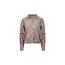 Nukus Newport Blouse Stripe Flower NKF02137 340 - Taupe/Offwhite