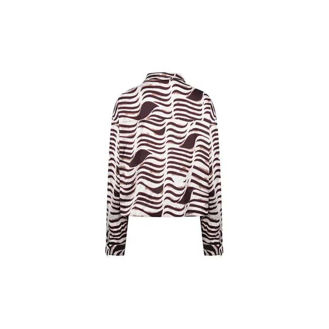 Nukus Adora Blouse Zebra NKF02138 392 - Offwhite/Cherry