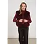 Nukus Mila Gilet Feather NKF08026 333 - Cherry