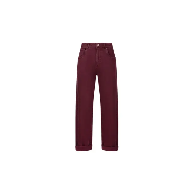 Nukus Petra Pants Wide Fit NKF09097 333 - Cherry