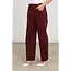 Nukus Petra Pants Wide Fit NKF09097 333 - Cherry