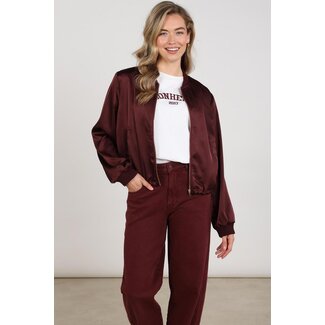 Nukus Dena Jacket Shiny NKF13127 333 - Cherry