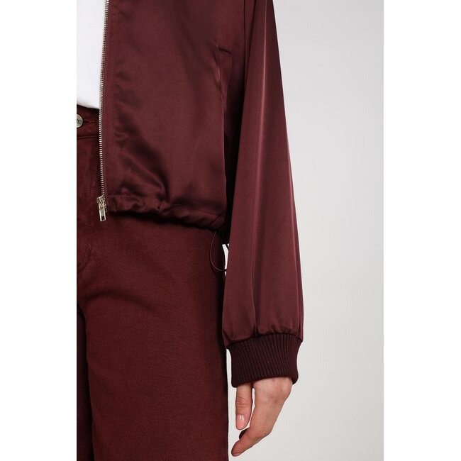 Nukus Dena Jacket Shiny NKF13127 333 - Cherry