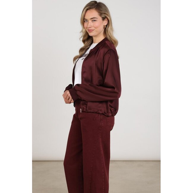 Nukus Dena Jacket Shiny NKF13127 333 - Cherry
