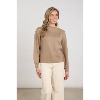 Nukus Molly Pullover Strass NKF03085 60 - Taupe