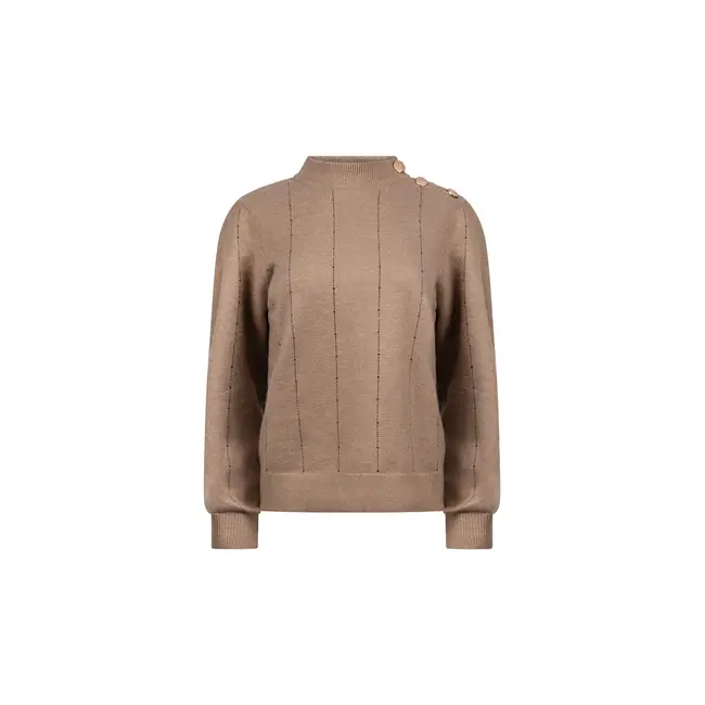 Nukus Molly Pullover Strass NKF03085 60 - Taupe