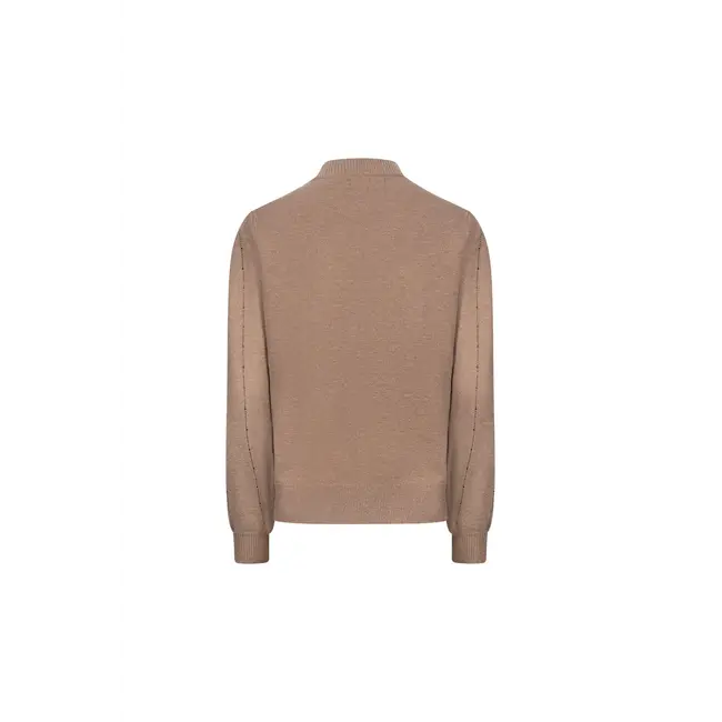 Nukus Molly Pullover Strass NKF03085 60 - Taupe