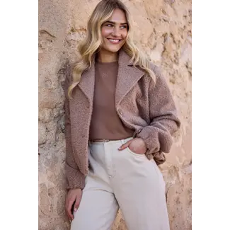 Nukus Madelin Jacket Bouclé NKF12010 60 - Taupe
