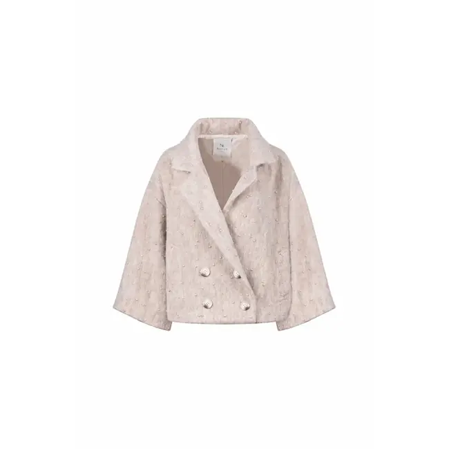Nukus Danique Jacket Pearls NKF13149 9 - Sand