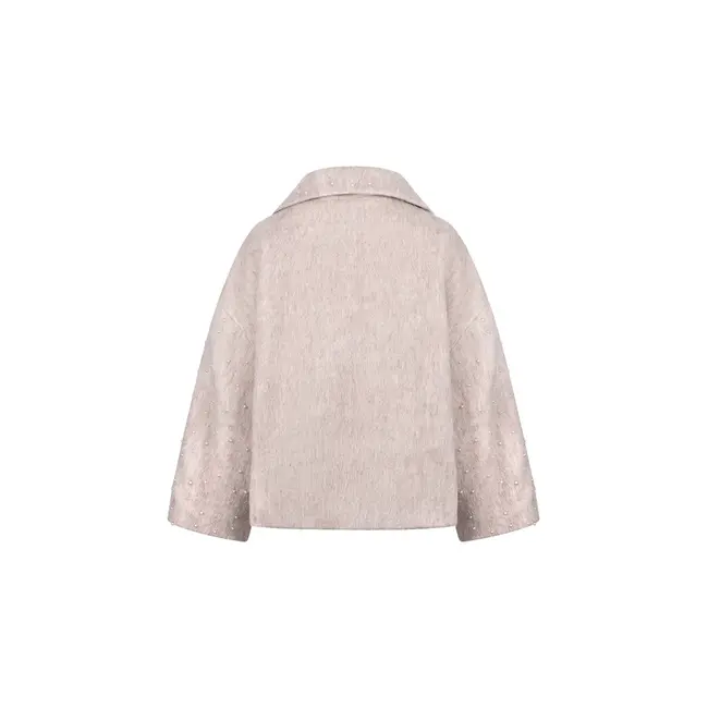 Nukus Danique Jacket Pearls NKF13149 9 - Sand