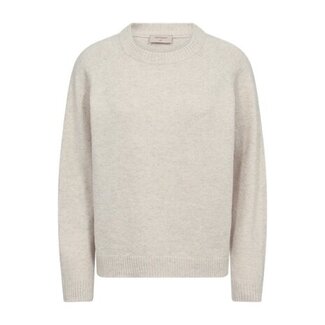 Freequent FQGRSMANUELA Pullover Raglan Sleeve - Moonbeam/Gold