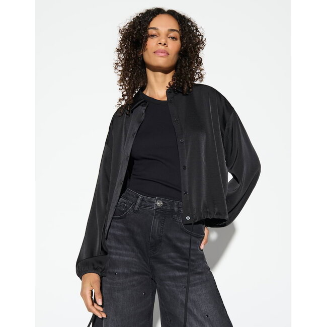 Opus Flimmer Blouse 10656714728106 900 - Black
