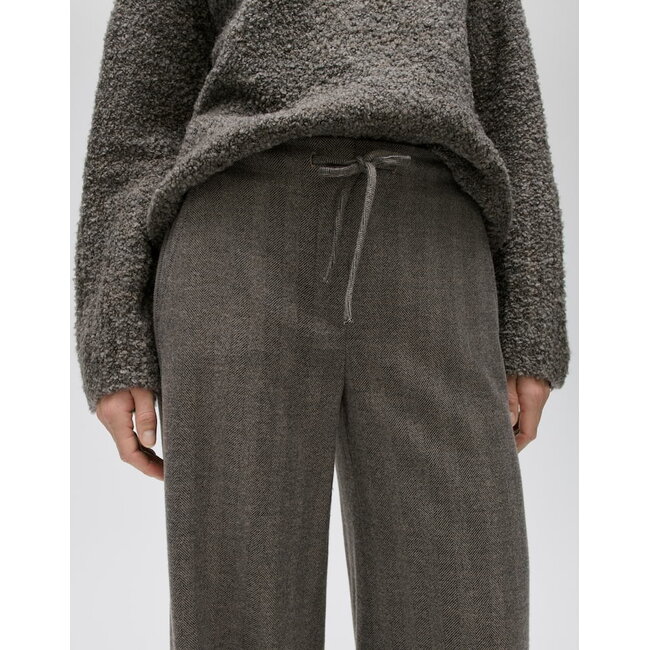 Opus Melane Herringbone Pantalon 10635314361475 80026 - Warm Greige
