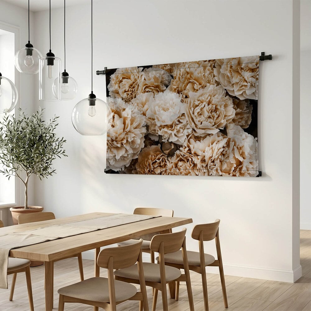 Beige pioenen