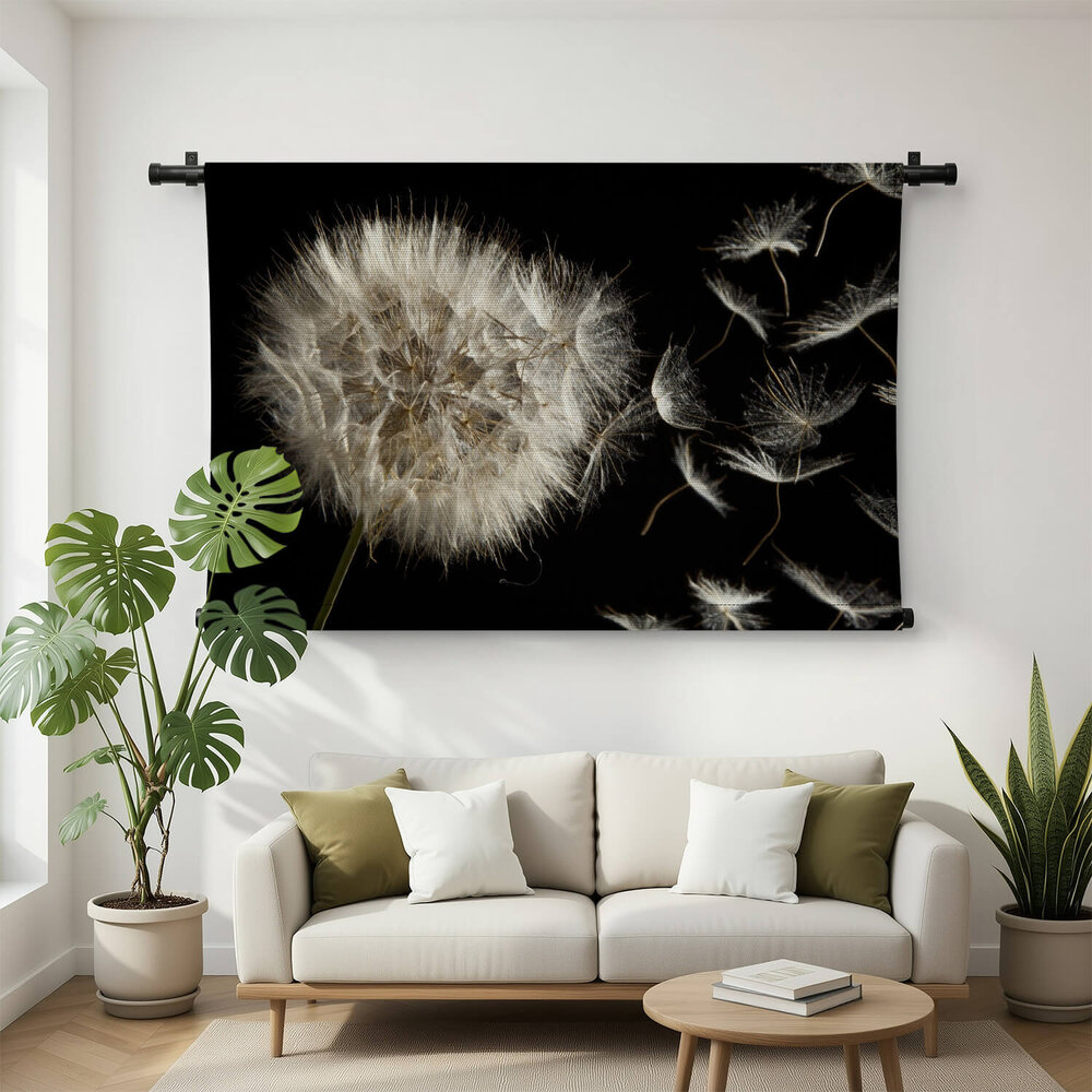 Paardenbloem in de wind