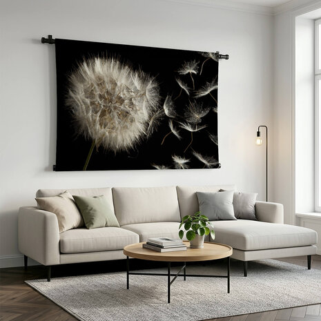 Paardenbloem in de wind