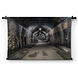 Tunnel met bijzondere stenen wand