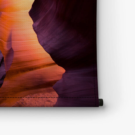 Meanderende wanden van canyon