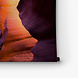 Meanderende wanden van canyon