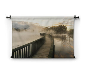 Pad in de mist