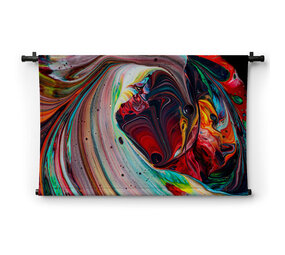 Abstracte kleurexplosie van verf