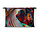 Abstracte kleurexplosie van verf