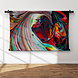 Abstracte kleurexplosie van verf