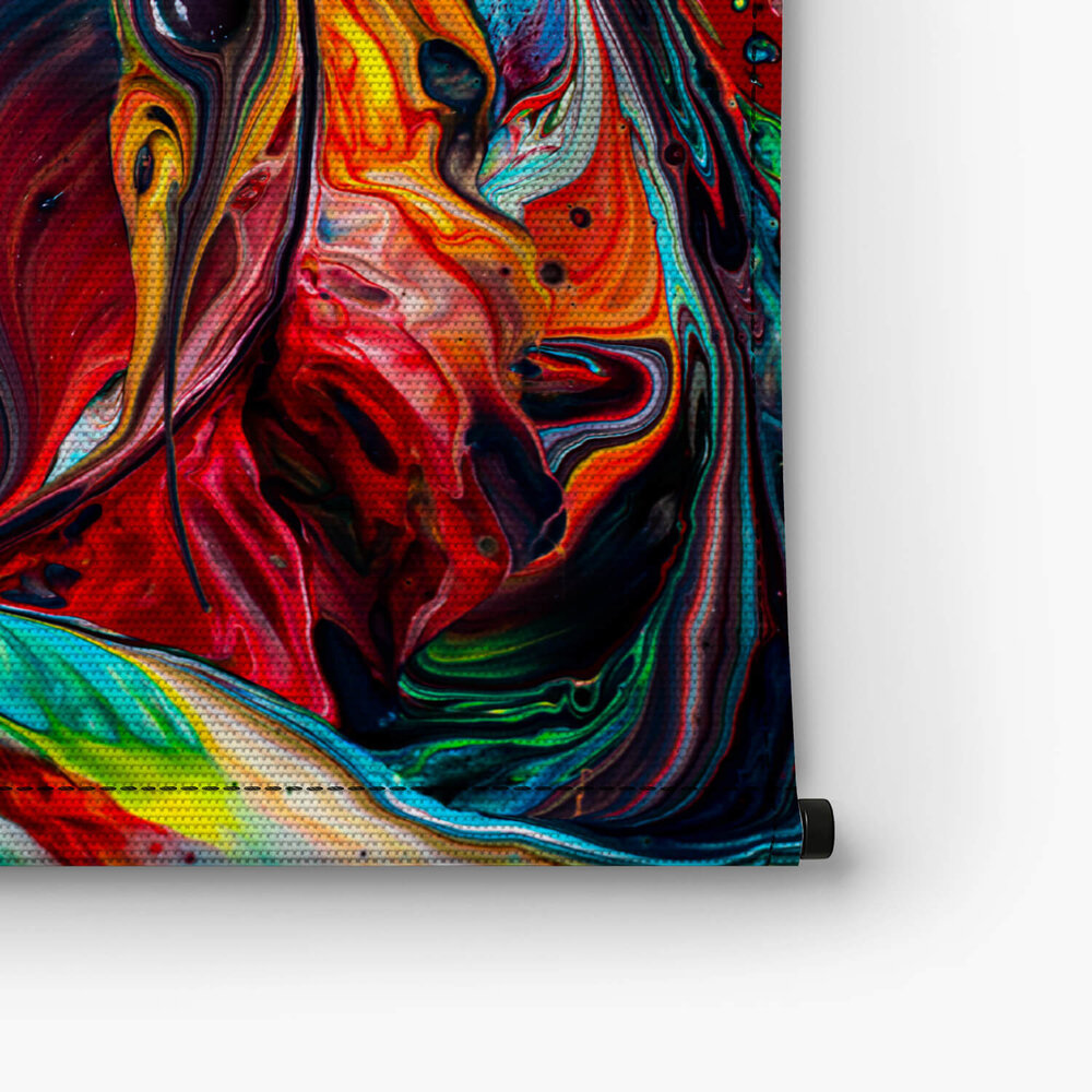 Abstracte kleurexplosie van verf