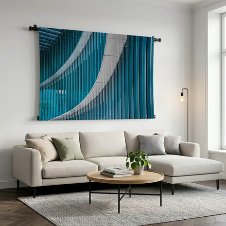 Aangetrokken door het lijnenspel