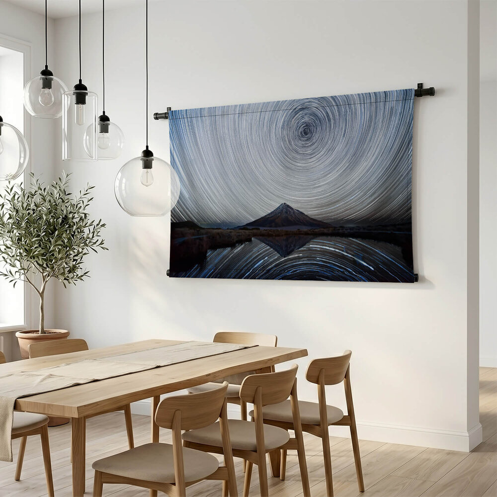 Spectaculair licht van de sterren