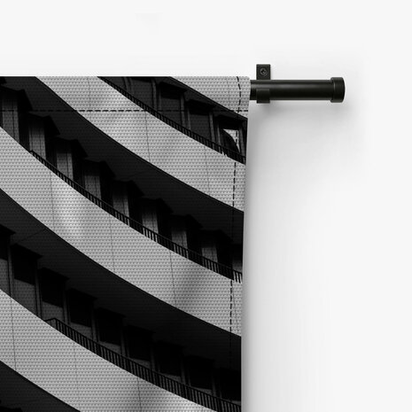 Architectuur met golvende lijnen
