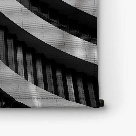 Architectuur met golvende lijnen