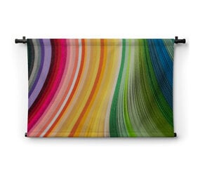 Compositie van papier in regenboogkleuren