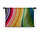 Compositie van papier in regenboogkleuren