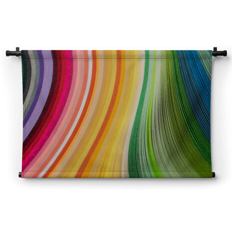 Compositie van papier in regenboogkleuren